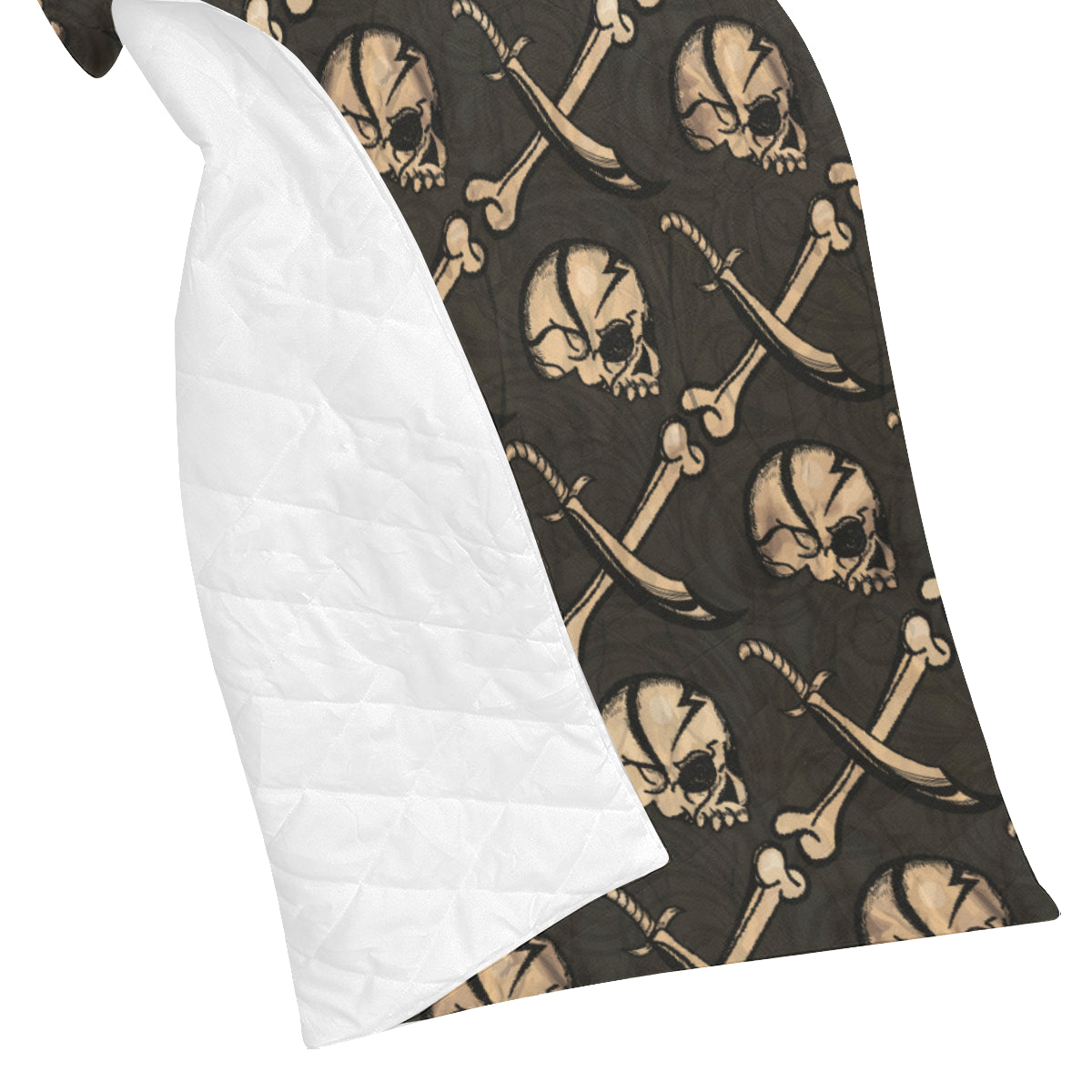 Pirate Pattern Print Design A03 Premium Quilt