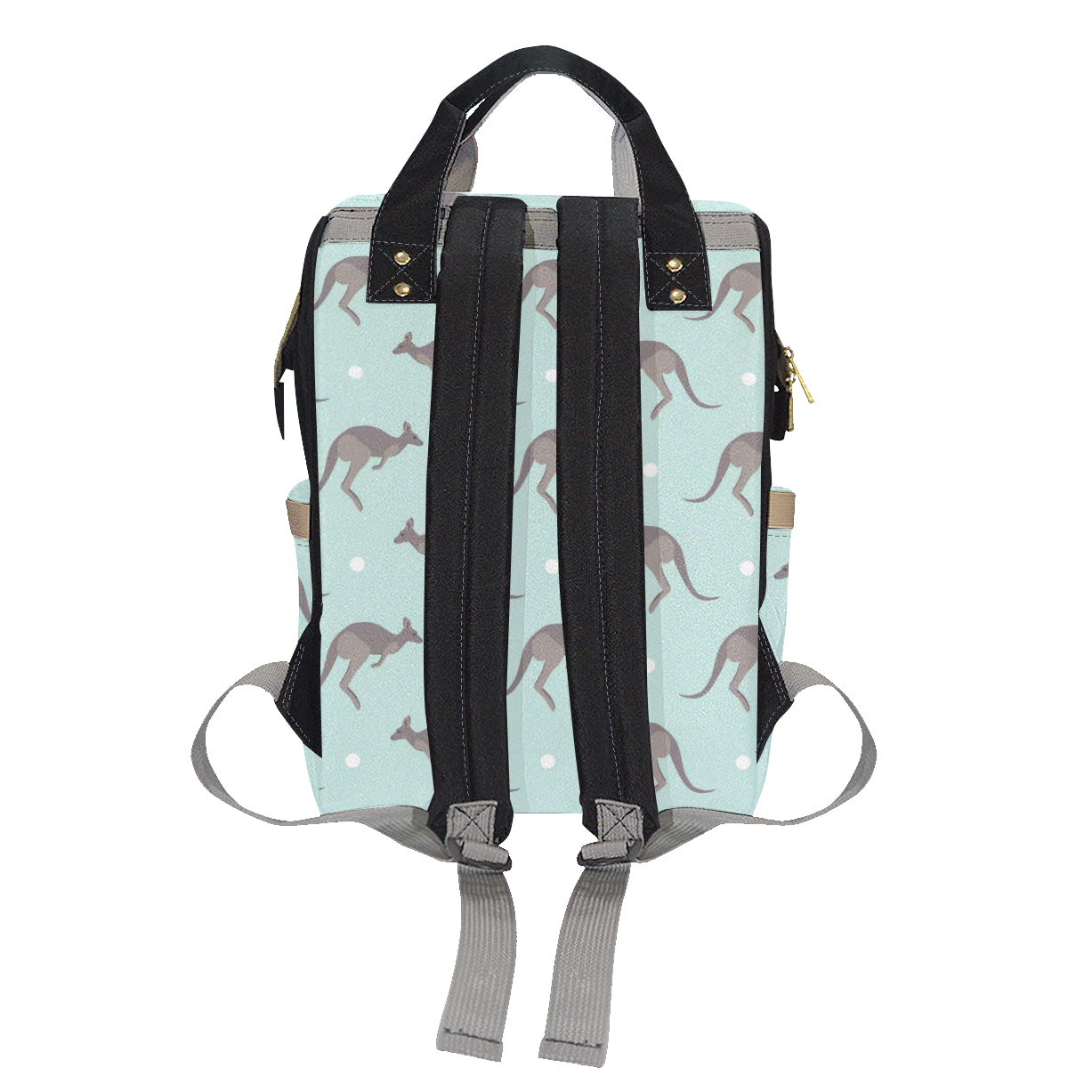 Kangaroos Pattern Print Design 04 Diaper Bag Backpack