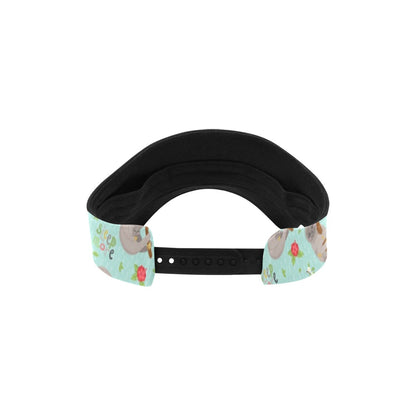 Sloth Print Design LKS305 Unisex Sun Visor