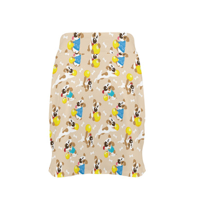 Russell Terriers Cute Print Design LKS304 17" Golf & Pickleball Skort with Pockets