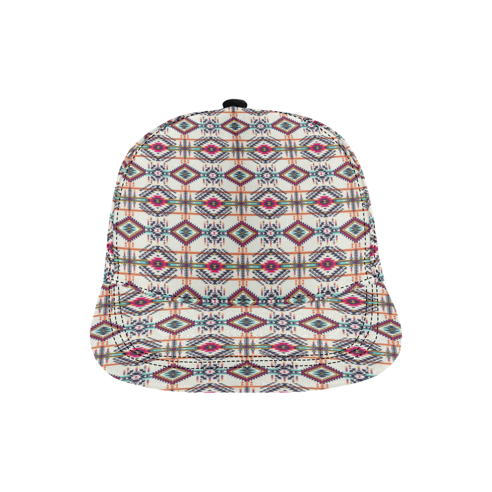Indian Navajo Art Themed Design Print Snapback Cap