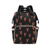 Lobster Print Design LKS401 Diaper Bag Backpack