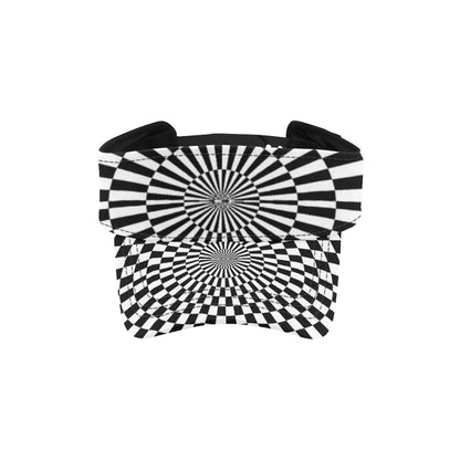 Checkered Flag Optical illusion Unisex Sun Visor