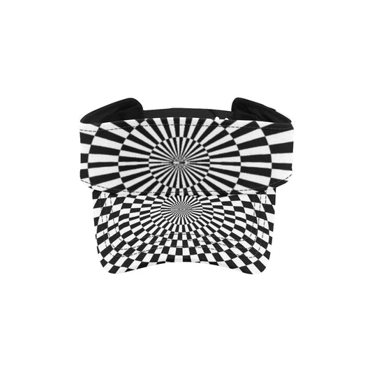 Checkered Flag Optical illusion Unisex Sun Visor