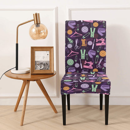 Sewing Equipment Print Design LKS306 Dining Chair Slipcover