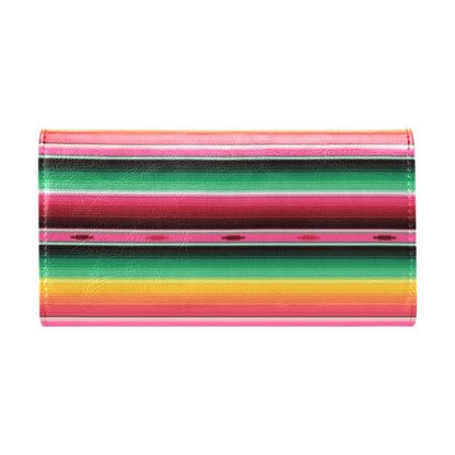 Mexican Blanket Classic Print Pattern Women's Trifold Wallet