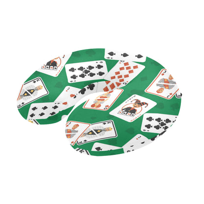 Poker Cards Pattern Print Design A03 U-Shaped Travel Neck Pillow