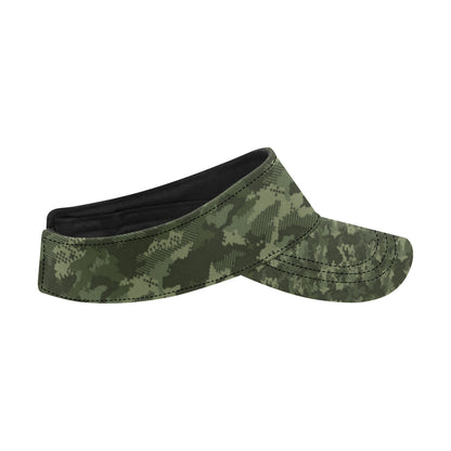 Army Camouflage Pattern Print Design 02 Unisex Sun Visor