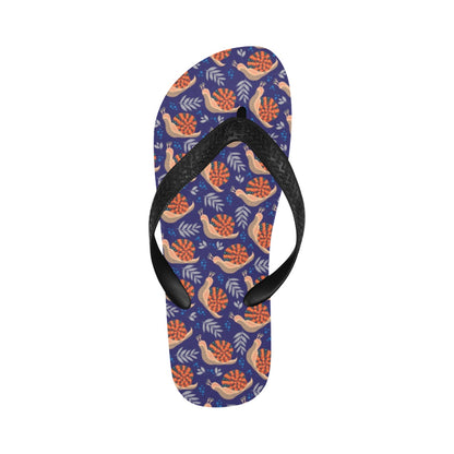 Snail Print Design LKS401 Flip Flops
