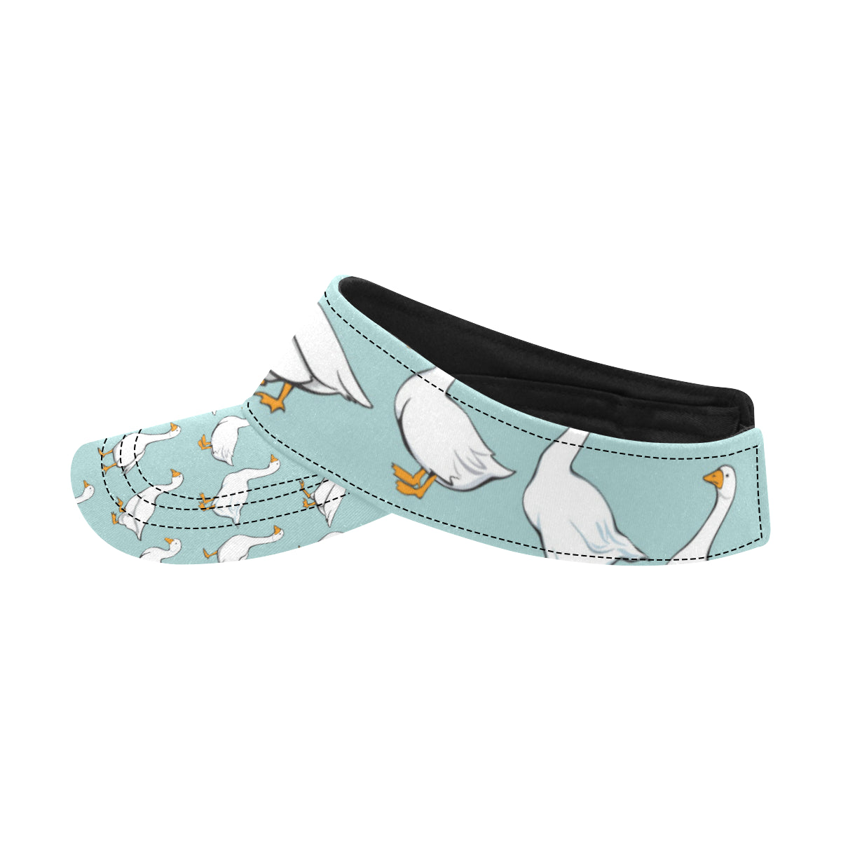 Goose Pattern Print Design 02 Unisex Sun Visor