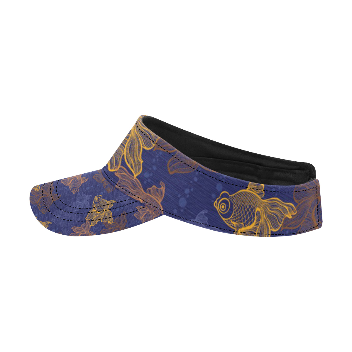 Goldfish Pattern Print Design 01 Unisex Sun Visor
