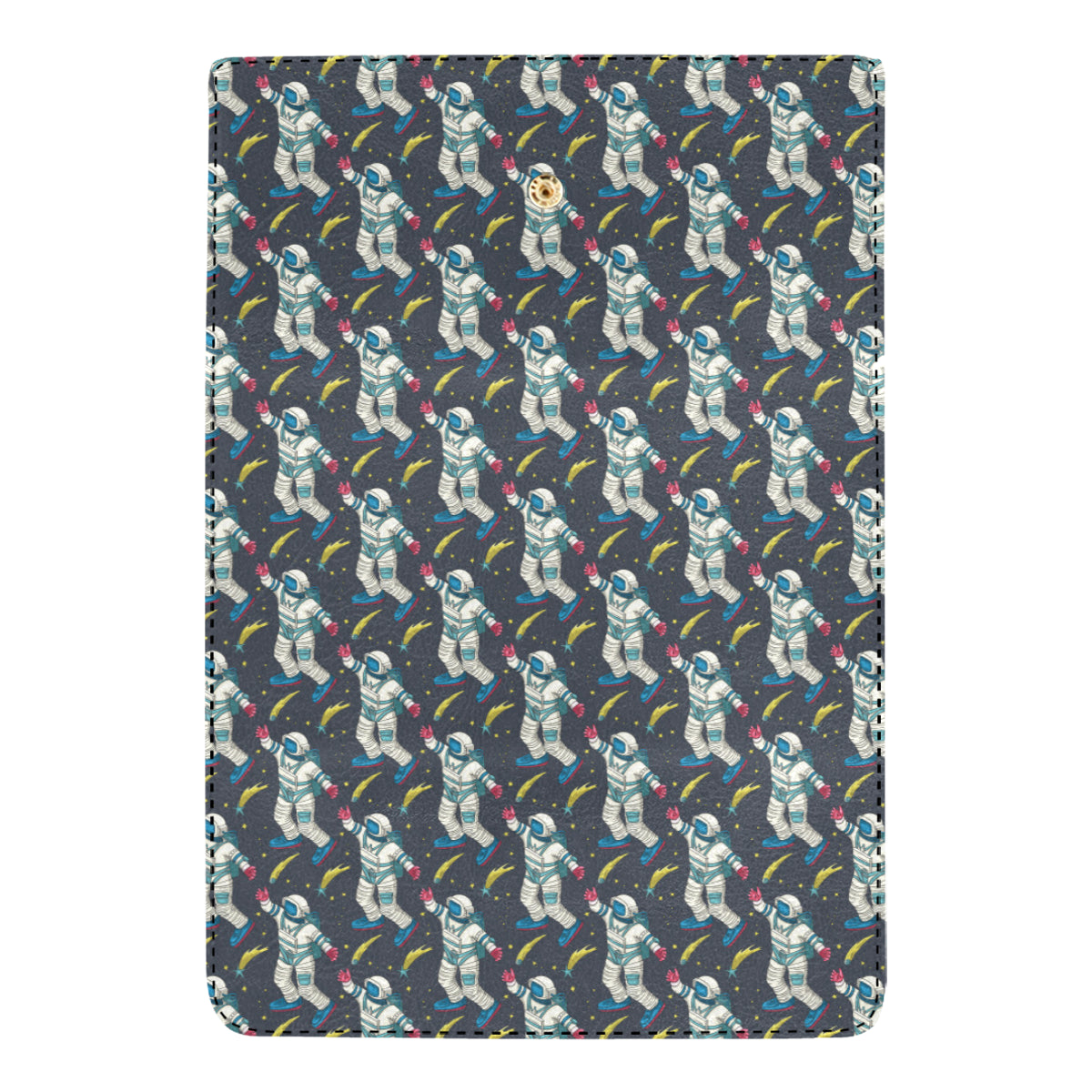 Astronaut Pattern Print Design 04 Women's Trifold Wallet