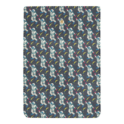 Astronaut Pattern Print Design 04 Women's Trifold Wallet