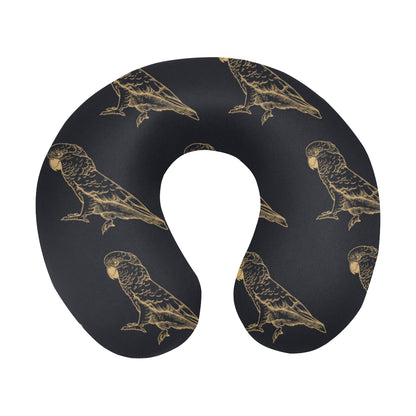 Parakeet Pattern Print Design A04 U-Shaped Travel Neck Pillow