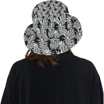 Pineapple Pattern Print Design PP08 Unisex Bucket Hat