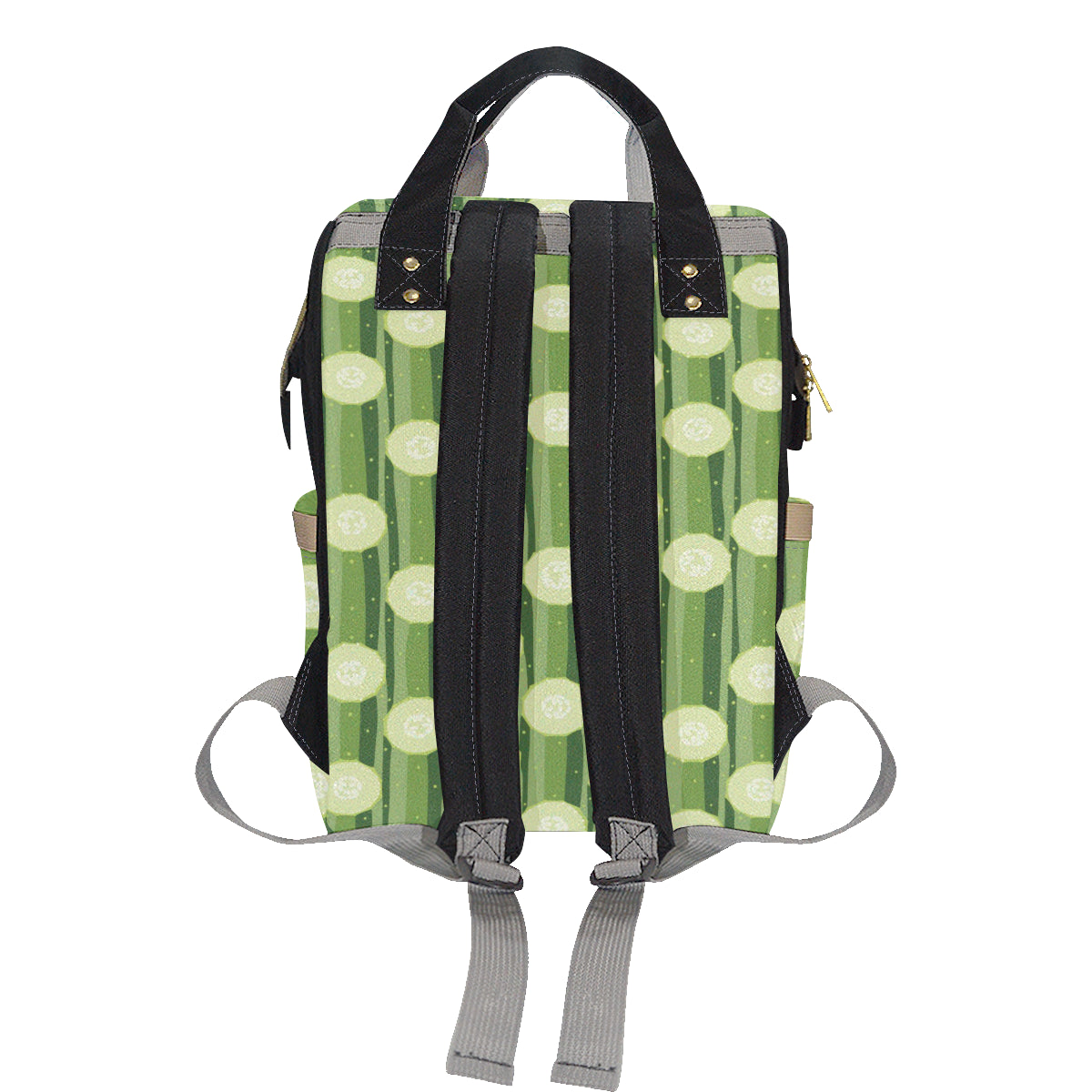 Cucumber Pattern Print Design CC03 Diaper Bag Backpack