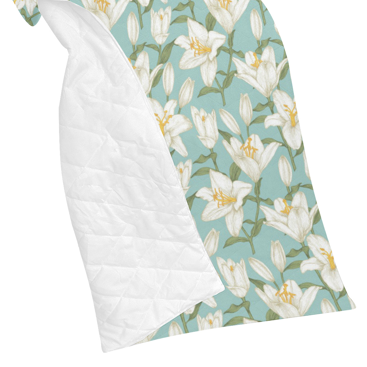 Lily Pattern Print Design LY09 Premium Quilt