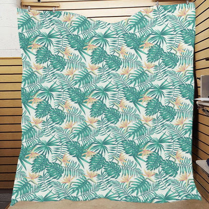 Bird Of Paradise Pattern Print Design 05 Premium Quilt