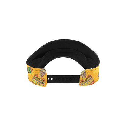 Maracas Mexican Style Pattern Print Design 02 Unisex Sun Visor