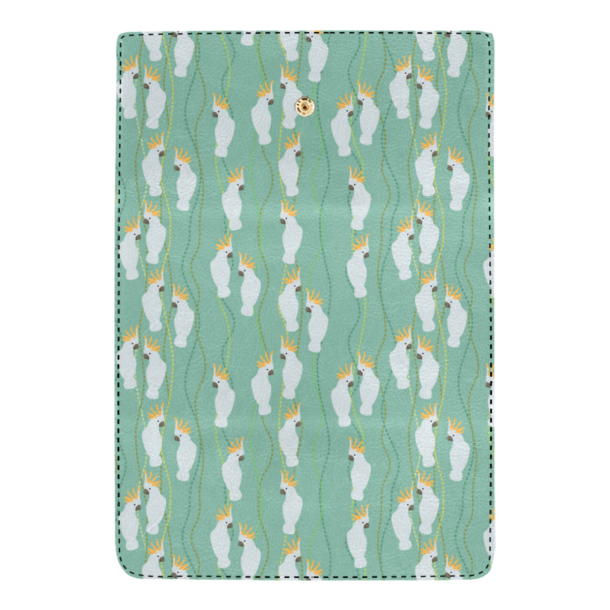 Cockatoo Pattern Print Design 01 Women's Trifold Wallet