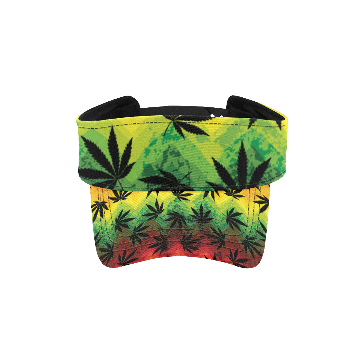 Rasta Pattern Print Design A02 Unisex Sun Visor