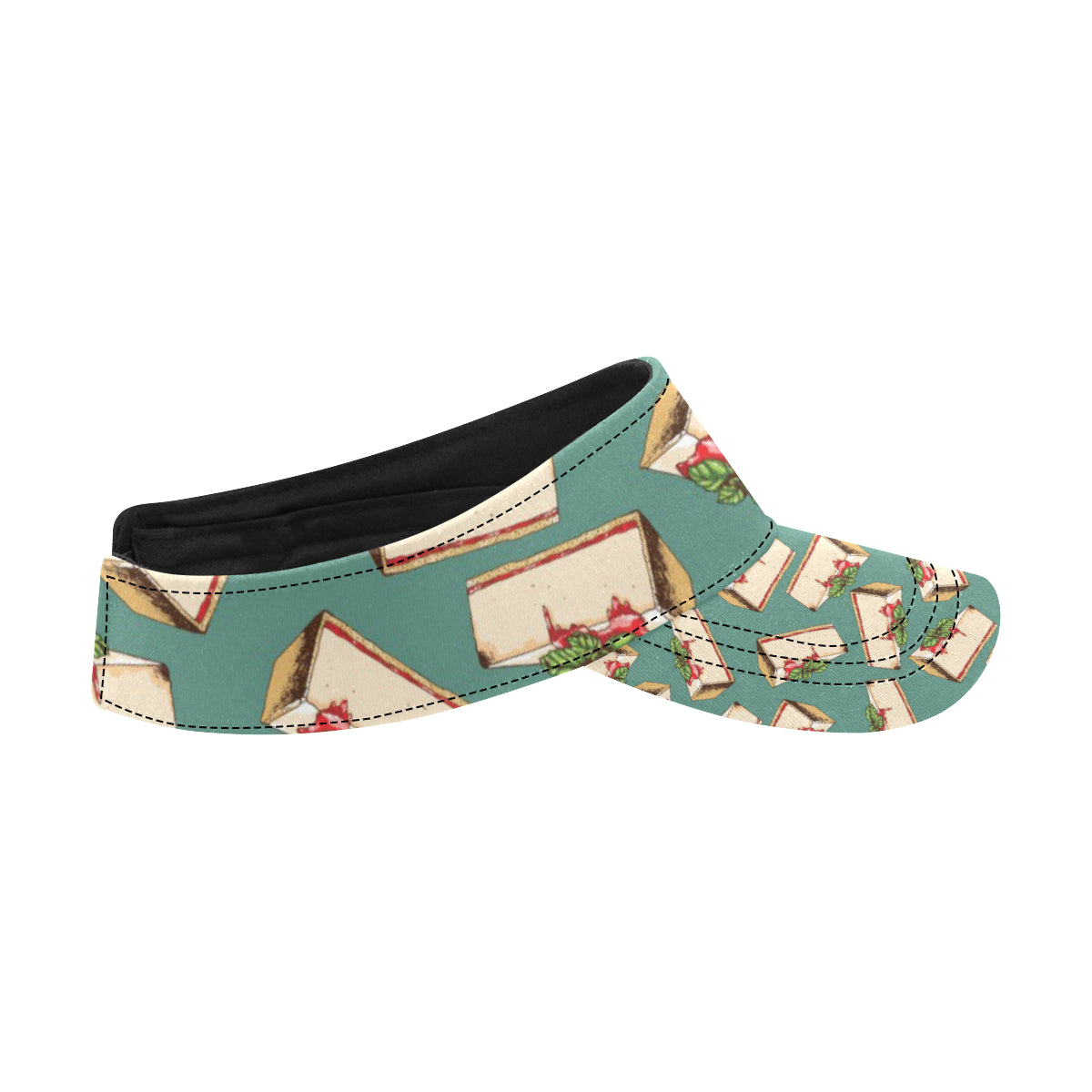 Cheesecake Pattern Print Design CK02 Unisex Sun Visor