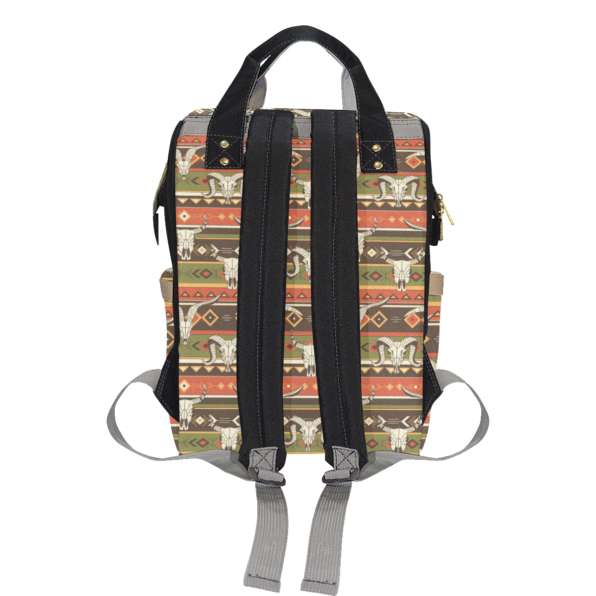 American indian Skull Animal Diaper Bag Backpack