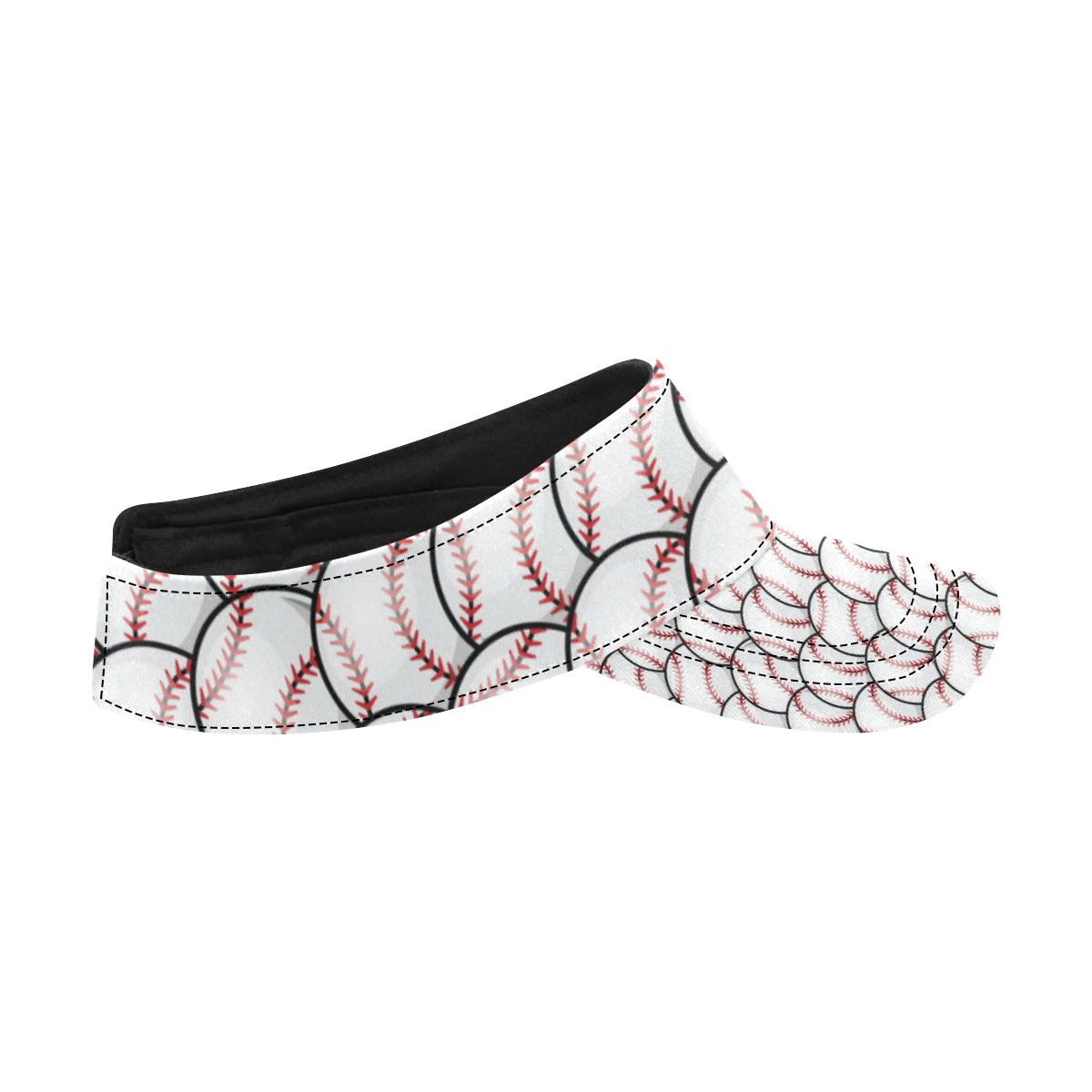 Baseball Pattern Unisex Sun Visor
