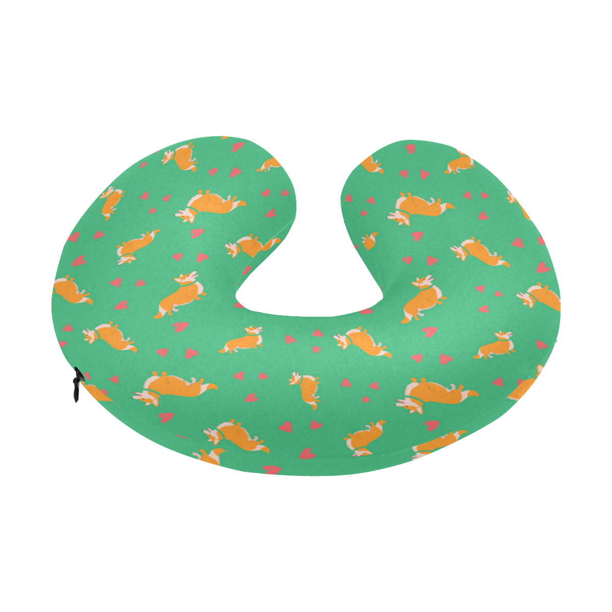 Cardigan Welsh Corgis Pattern Print Design 03 U-Shaped Travel Neck Pillow