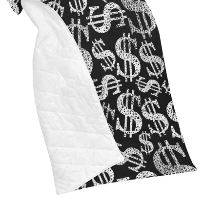 Money Pattern Print Design 02 Premium Quilt