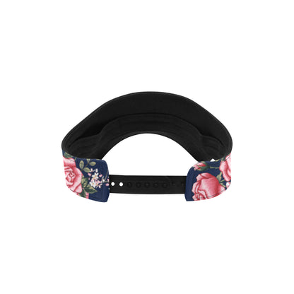 Rose Pattern Print Design A05 Unisex Sun Visor