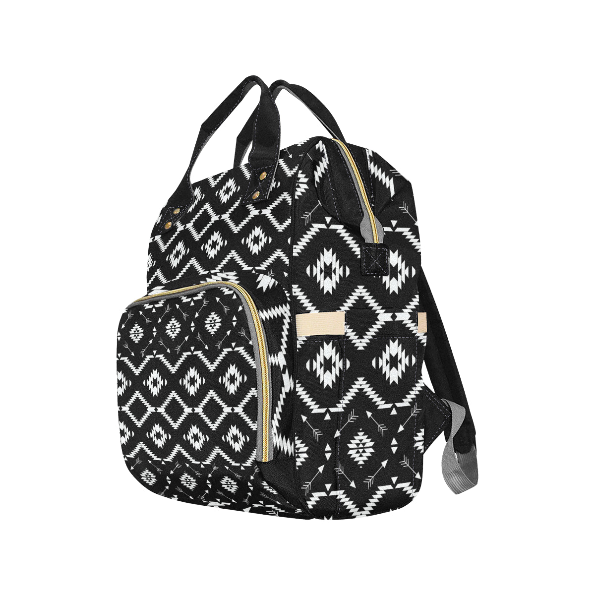 Native Pattern Print Design A04 Diaper Bag Backpack
