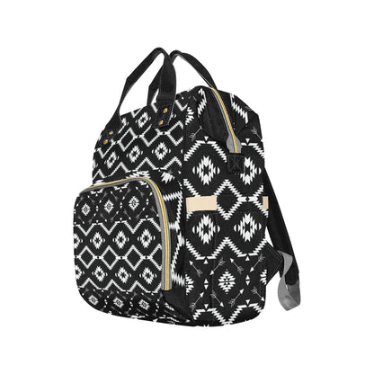 Native Pattern Print Design A04 Diaper Bag Backpack
