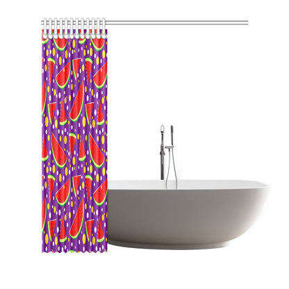 Watermelon Pattern Print Design WM010 Shower Curtain