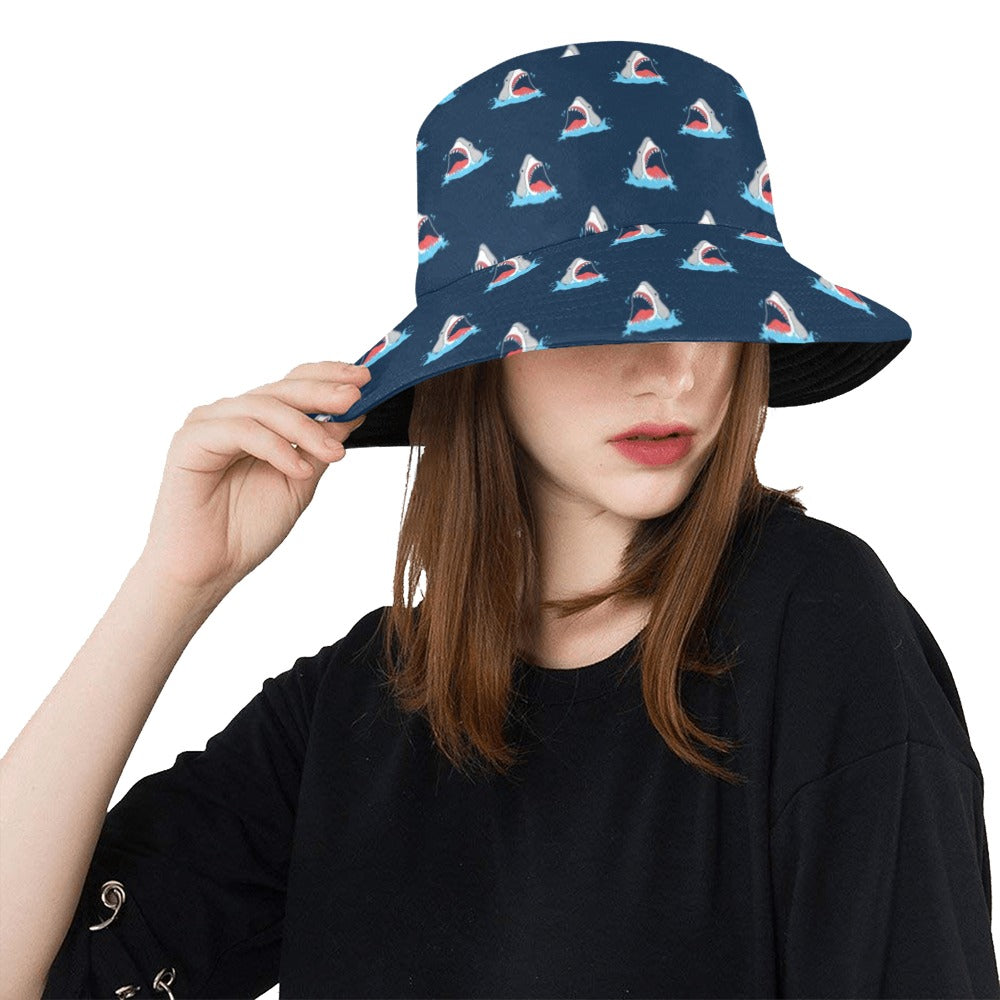 Shark Print Design LKS3010 Unisex Bucket Hat