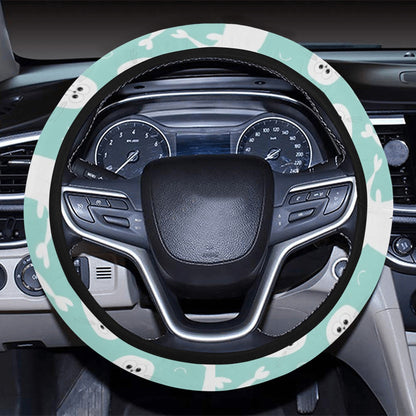 Sea Lion Print Design LKS401 Steering Wheel Cover with Elastic Edge