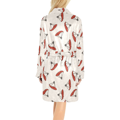 Skydiver Print Design LKS302 Women's Fleece Robe