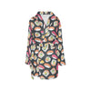 Sushi Print Design LKS306 Women's Fleece Robe