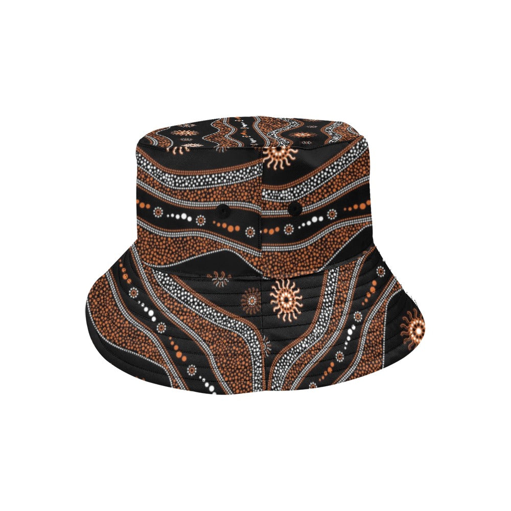 Aboriginal Print Design LKS404 Unisex Bucket Hat