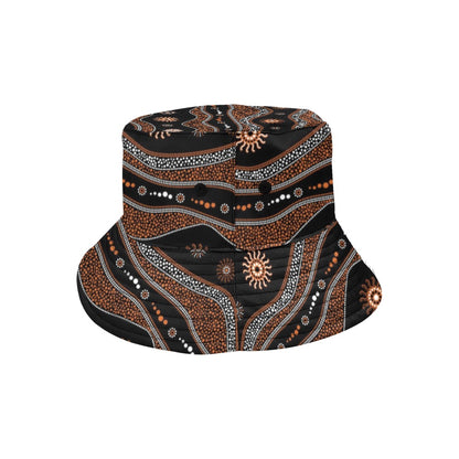 Aboriginal Print Design LKS404 Unisex Bucket Hat