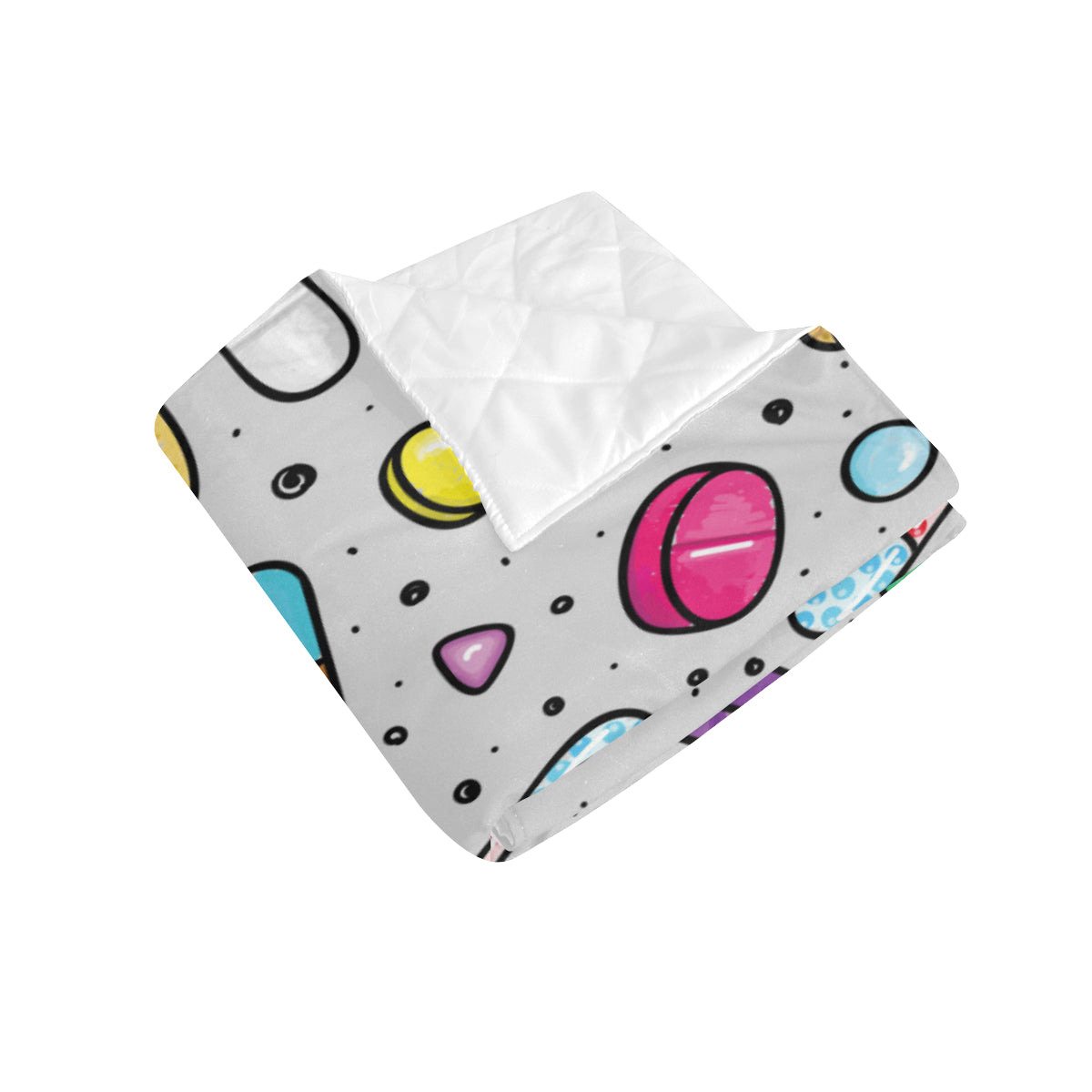 Pill Pattern Print Design A04 Premium Quilt
