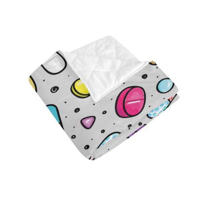 Pill Pattern Print Design A04 Premium Quilt