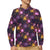Firework Print Design LKS303 Long Sleeve Polo Shirt For Men's