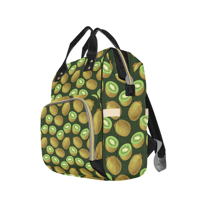 Kiwi Pattern Print Design KW04 Diaper Bag Backpack