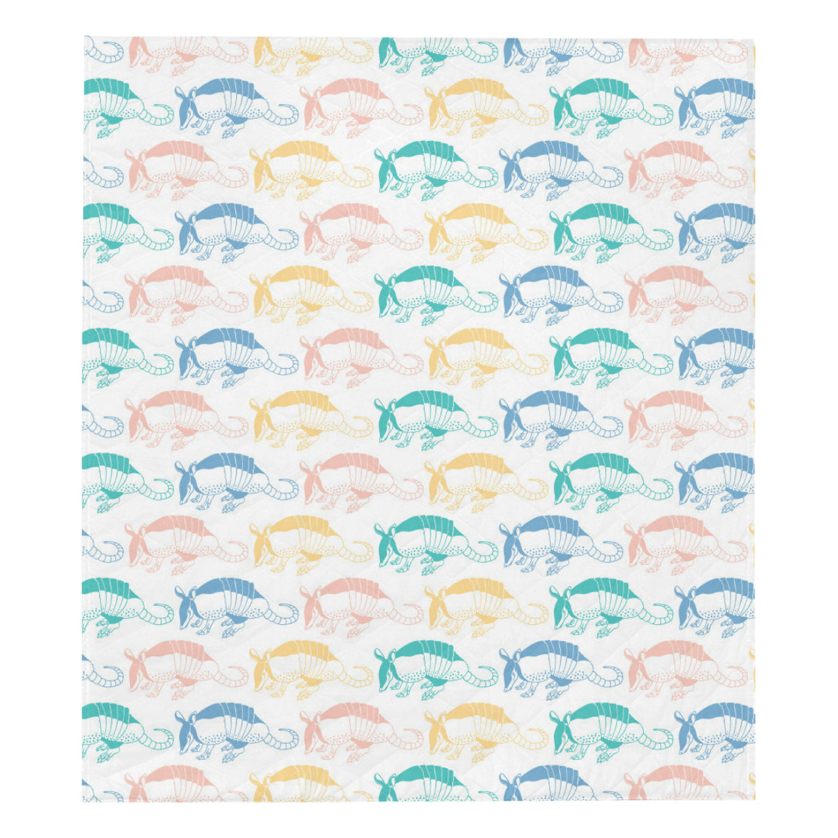 Armadillo Pattern Print Design 05 Premium Quilt