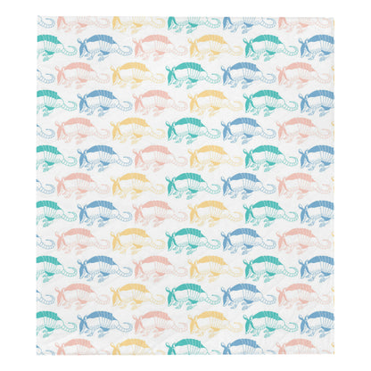 Armadillo Pattern Print Design 05 Premium Quilt