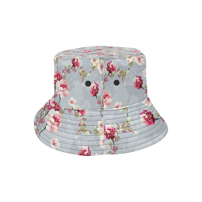 Summer Floral Pattern Print Design SF02 Unisex Bucket Hat