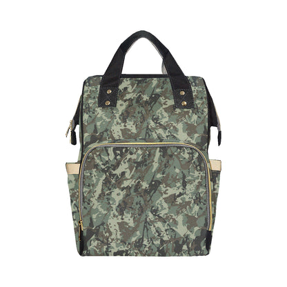 Camouflage Pattern Print Design 06 Diaper Bag Backpack