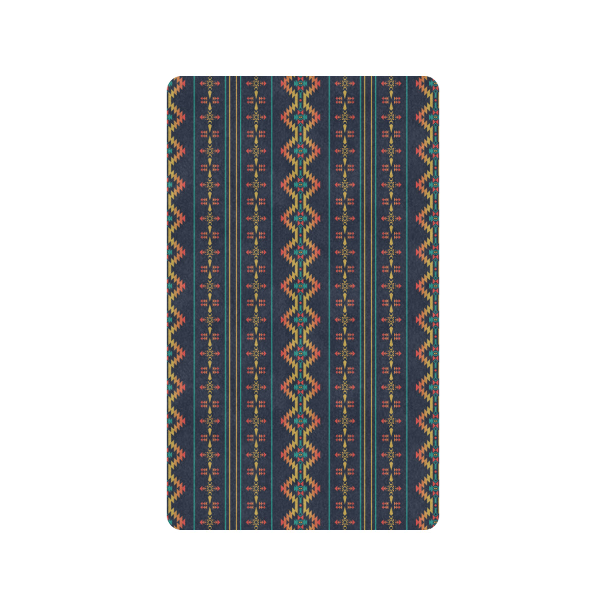 Southwest American Design Themed Print Rubber Doormat
