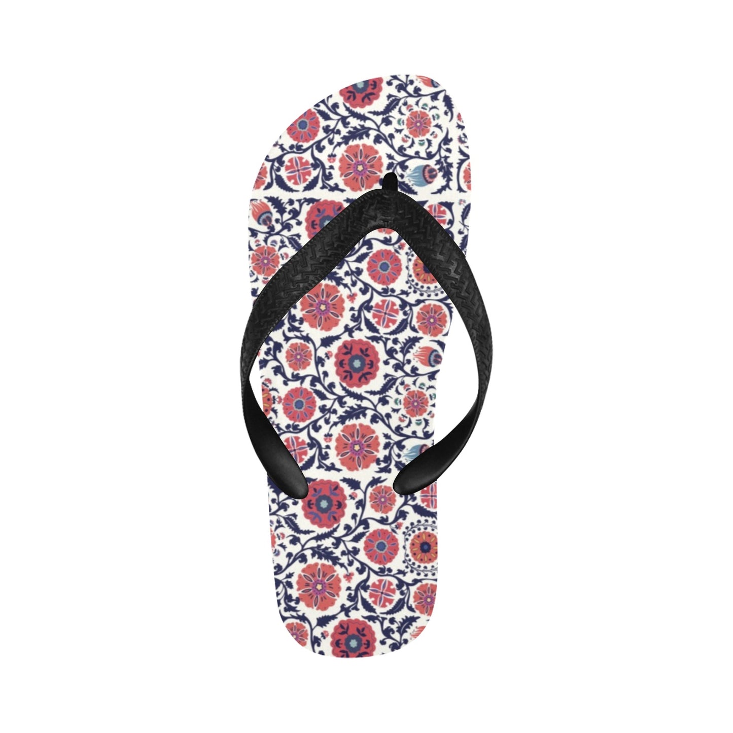 Suzani Print Design LKS304 Flip Flops